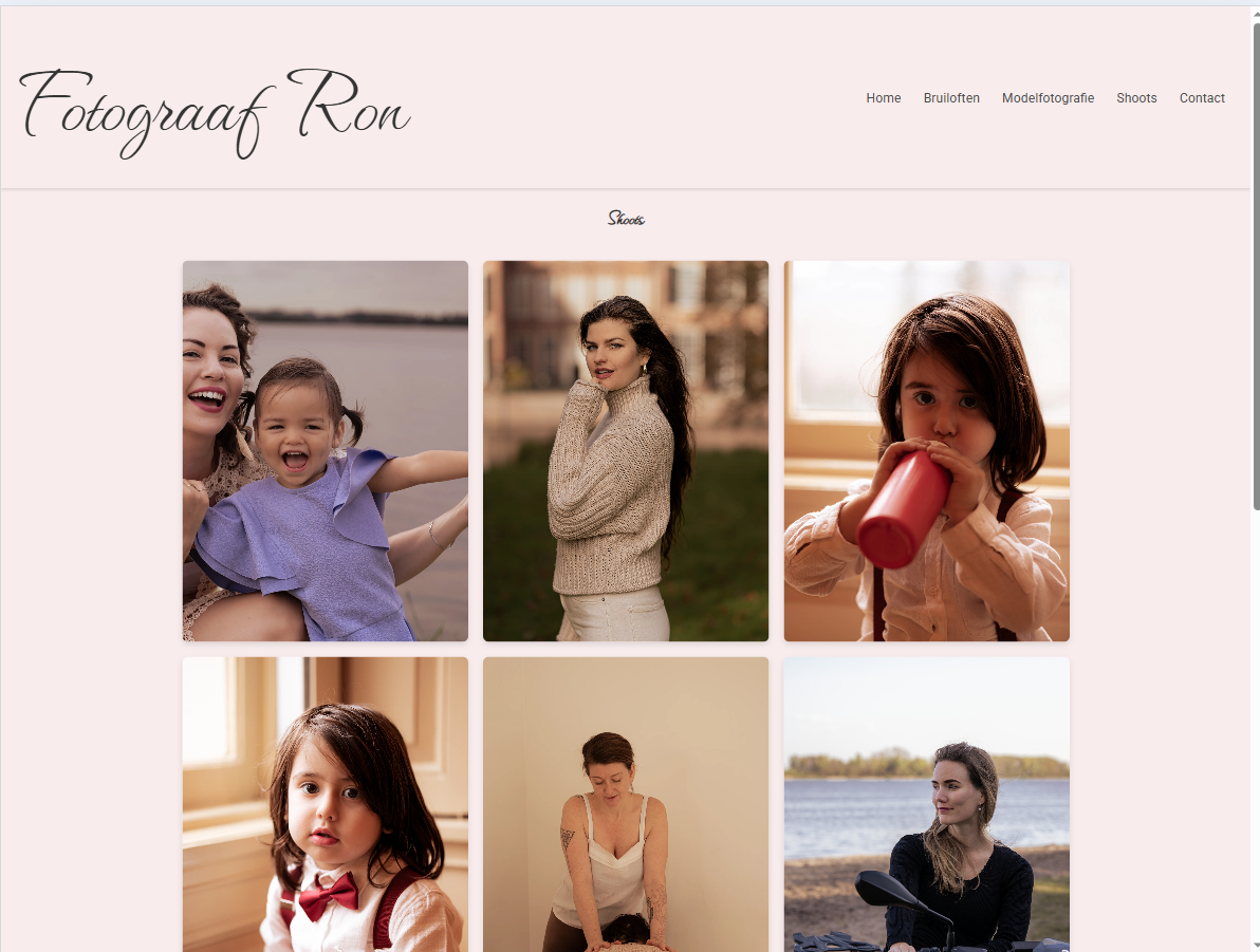 Fotografie Portfolio Showcase Tablet